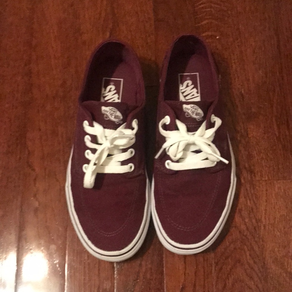 Maroon Vans